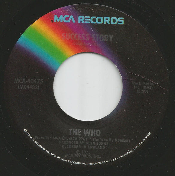 The Who : Squeeze Box  (7", Single, Pin)