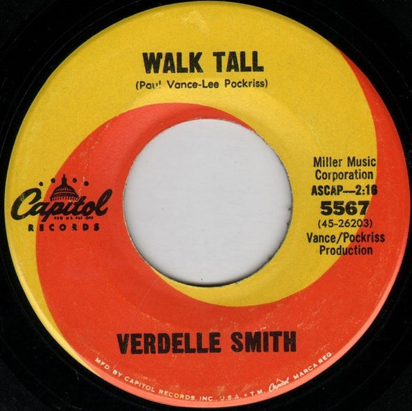 Verdelle Smith : In My Room / Walk Tall (7", Single)