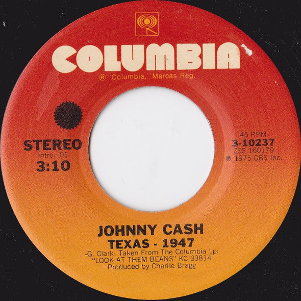Johnny Cash : Texas - 1947 (7", San)