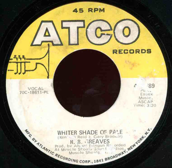 R.B. Greaves : Whiter Shade Of Pale (7", Single)