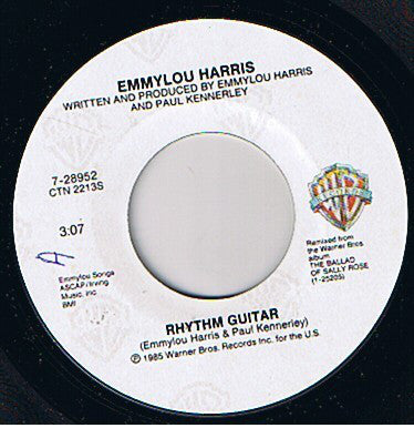 Emmylou Harris : Rhythm Guitar / Diamond In My Crown (7", Single)