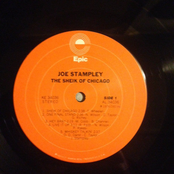Joe Stampley : The Sheik Of Chicago (LP, Album)