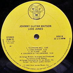 Johnny Guitar Watson : Love Jones (LP, Album, 26)