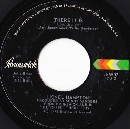 Lionel Hampton : There It Is (7")
