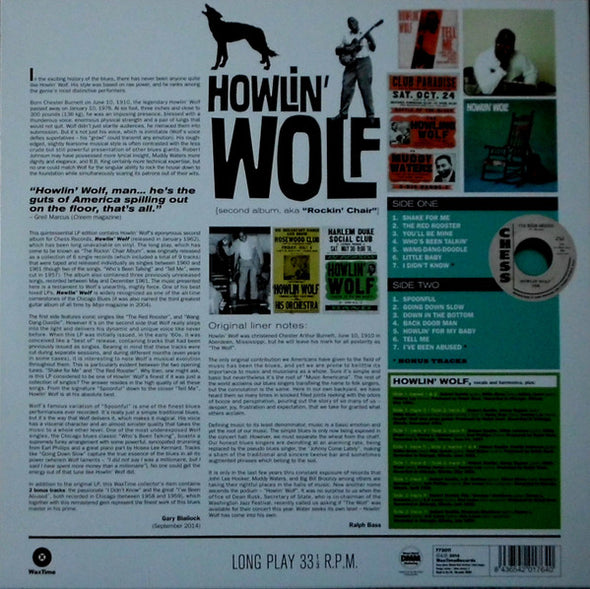 Howlin' Wolf : Howlin' Wolf (LP, Album, Ltd, RE)