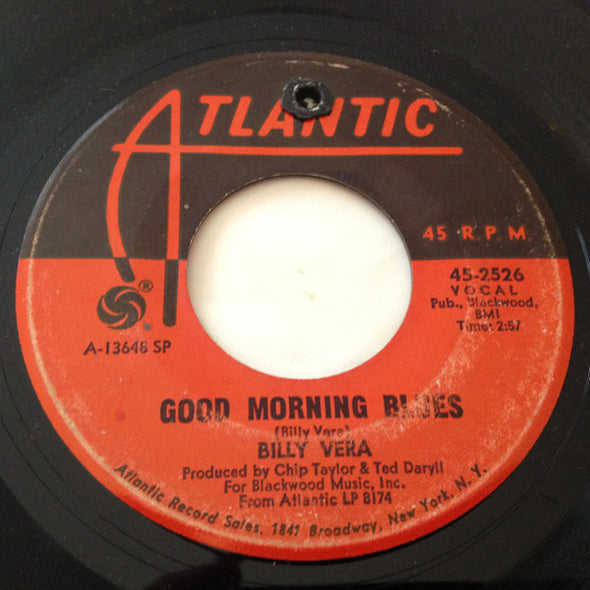 Billy Vera : With Pen In Hand / Good Morning Blues (7", Single, SP)