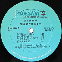 Joe Turner* : Singing The Blues (LP, Album)