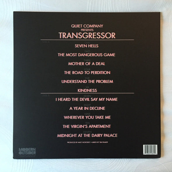 Quiet Company : Transgressor (LP)