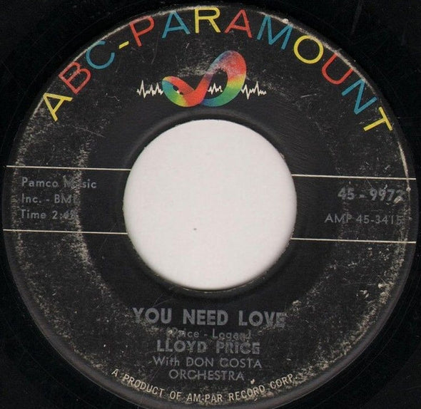 Lloyd Price With Don Costa Orchestra : Stagger Lee / You Need Love (7", Single)