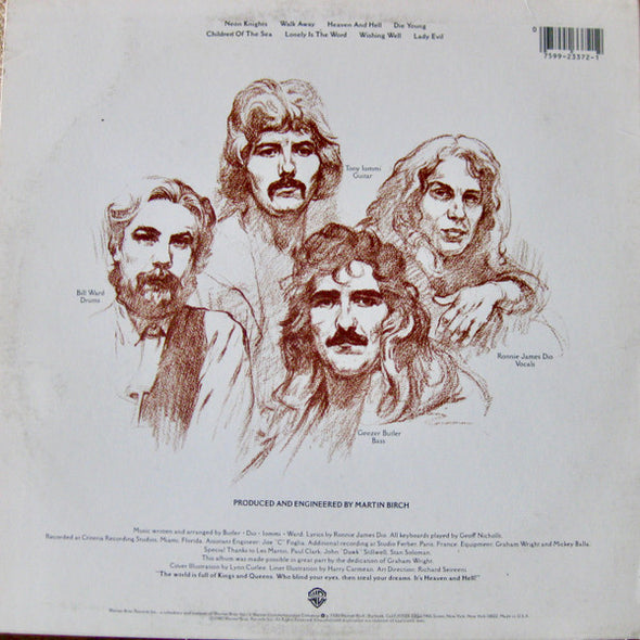 Black Sabbath : Heaven And Hell (LP, Album, Win)