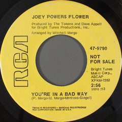 Joey Powers Flower : Hard To Be Without You (7", Promo)