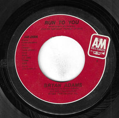 Bryan Adams : Run To You (7", Single, Styrene, R -)