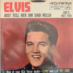 Elvis* : She's Not You (7", Single, Ind)