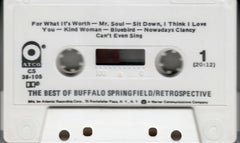 Buffalo Springfield : Retrospective - The Best Of Buffalo Springfield (Cass, Comp, RE)