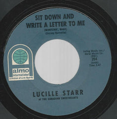 Lucille Starr : The French Song / Sit Down And Write A Letter To Me (7", Single)