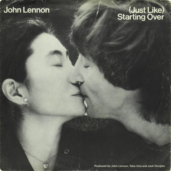 John Lennon : (Just Like) Starting Over (7", Single, Styrene, TI )