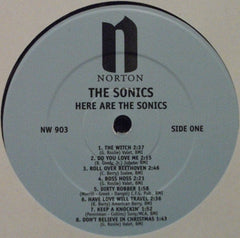 The Sonics : Here Are The Sonics!!! (LP, Album, Mono, RE)