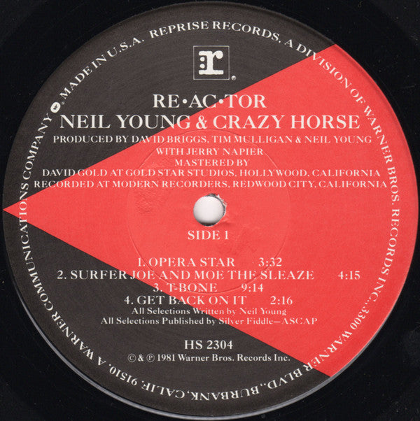 Neil Young u0026 Crazy Horse - Reactor (LP