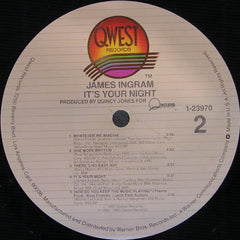James Ingram : It's Your Night (LP, Album, All)