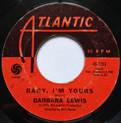 Barbara Lewis : Baby, I'm Yours (7", Single, Styrene, Mon)