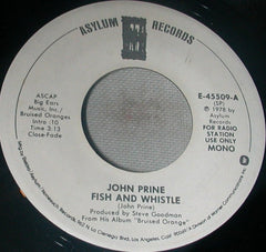 John Prine : Fish And Whistle (7", Promo)