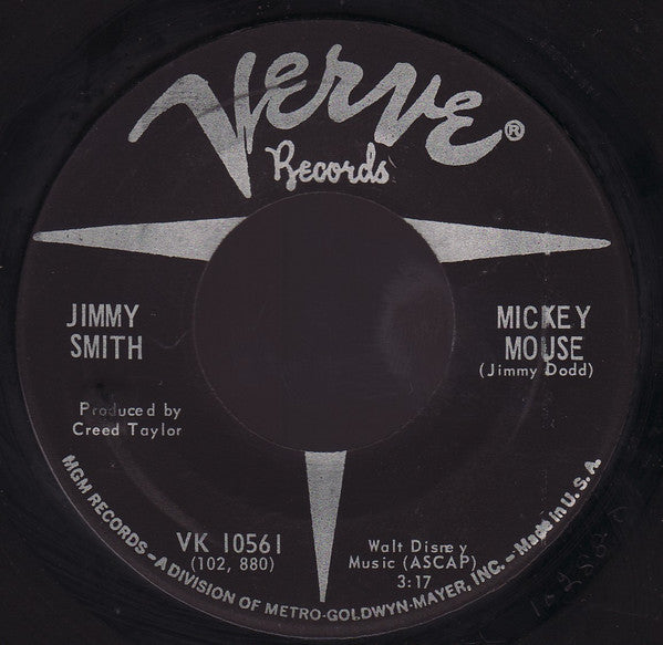 Jimmy Smith : Mickey Mouse (7", Single)