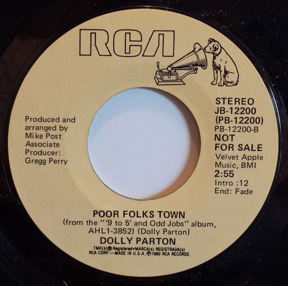 Dolly Parton : But You Know I Love You (7", Single, Promo)