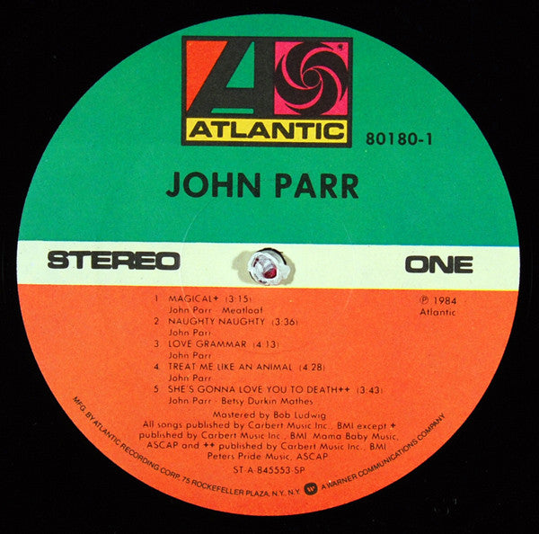 John Parr : John Parr (LP, Album, SP )