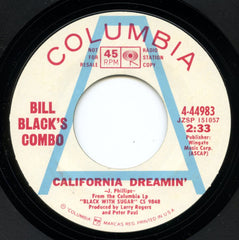 Bill Black's Combo : California Dreamin' / The Funky Train (7", Single, Promo, Styrene, Pit)