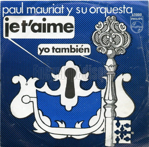 Paul Mauriat : Je T'Aime... Moi Non Plus (7", EP)