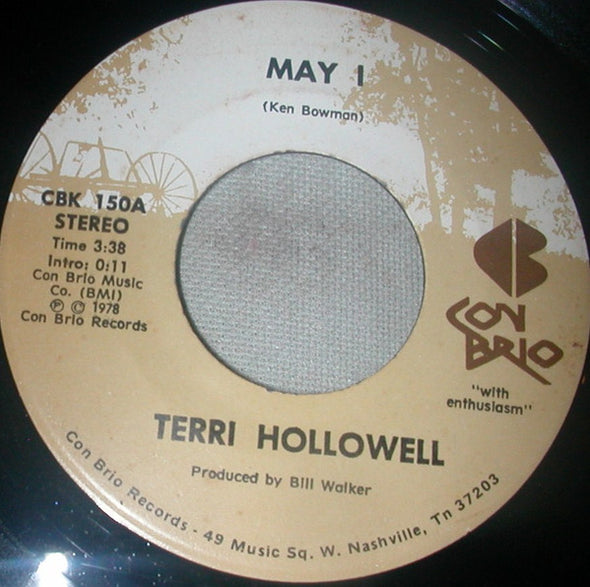 Terri Hollowell : May I / I Wasn't There (7")