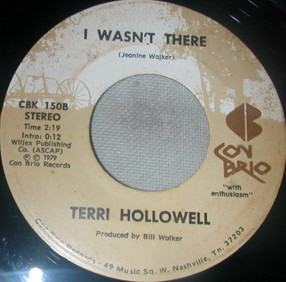 Terri Hollowell : May I / I Wasn't There (7")