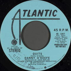 Danny O'Keefe : Quits (7", Single, Mono, Promo)