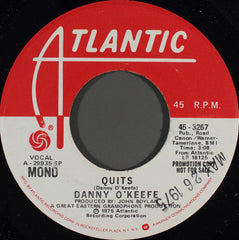 Danny O'Keefe : Quits (7", Single, Mono, Promo)