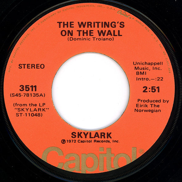 Skylark (3) : Wildflower (7", Single, Jac)