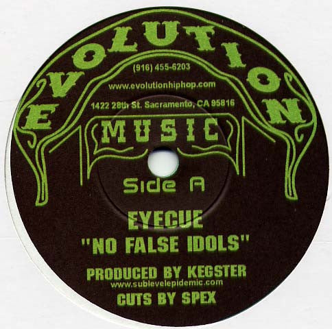 Eyecue* / Kegster* / Sach : No False Idols / I Know / Hip Hop Exposed (7", Gre)