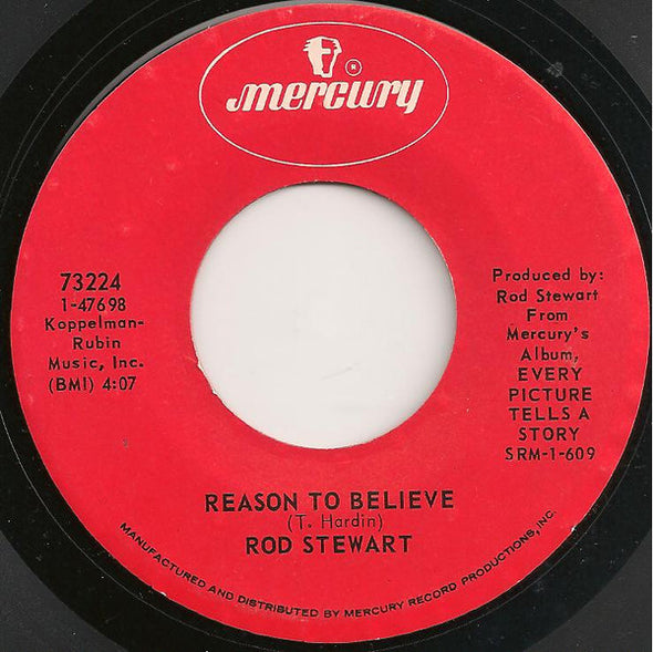 Rod Stewart : Maggie May / Reason To Believe (7", Mono, Styrene, Phi)