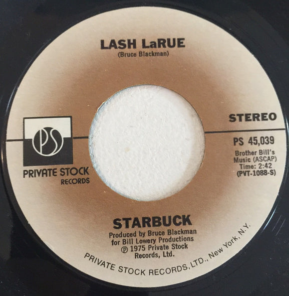 Starbuck (2) : Moonlight Feels Right (7", Single, Styrene, Mon)