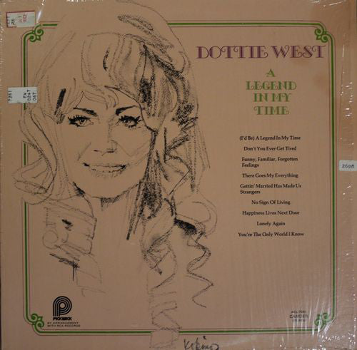 Dottie West : A Legend In My Time (LP, Comp, RE)