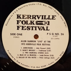 Allen Damron : "Live" At The 1973 Kerrville Folk Festival (LP, Album)