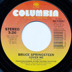 Bruce Springsteen : Cover Me / Jersey Girl (7", Single, Styrene, Pit)