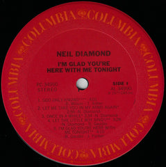 Neil Diamond : I'm Glad You're Here With Me Tonight (LP, Album, San)