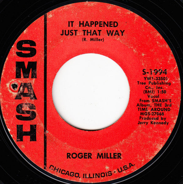 Roger Miller : One Dyin' And A Buryin'  (7", Single, Styrene)