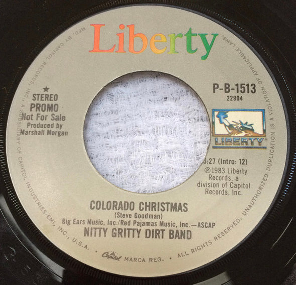 Nitty Gritty Dirt Band : Colorado Christmas (7", Single, Promo)