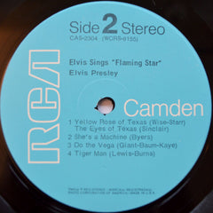 Elvis Presley : Elvis Sings Flaming Star (LP, Comp, RP, Roc)