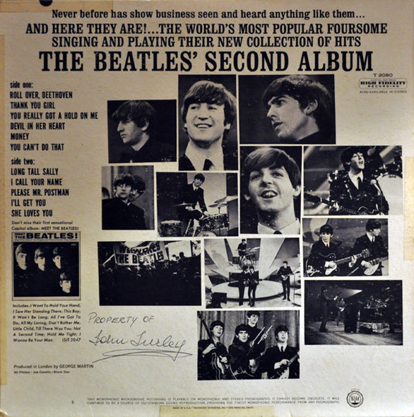 The Beatles : The Beatles' Second Album (LP, Album, Mono, Los)