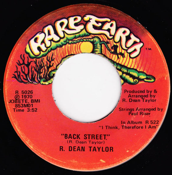 R. Dean Taylor : Gotta See Jane / Back Street (7", Single)