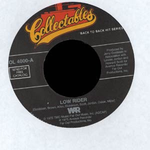 War : Low Rider / Don't Let No One Get You Down (7", Single, RE)
