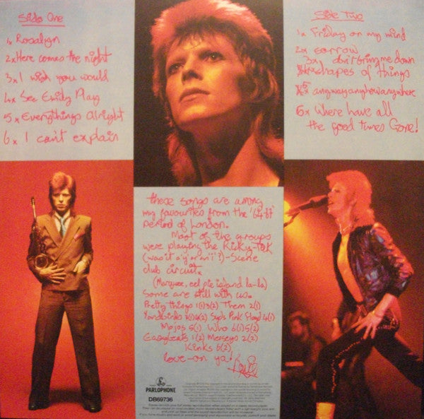 David Bowie : Pinups (LP,Album,Reissue,Remastered)