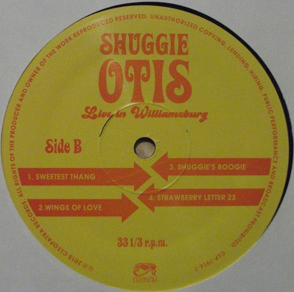 Shuggie Otis : Live In Williamsburg (LP,Album)